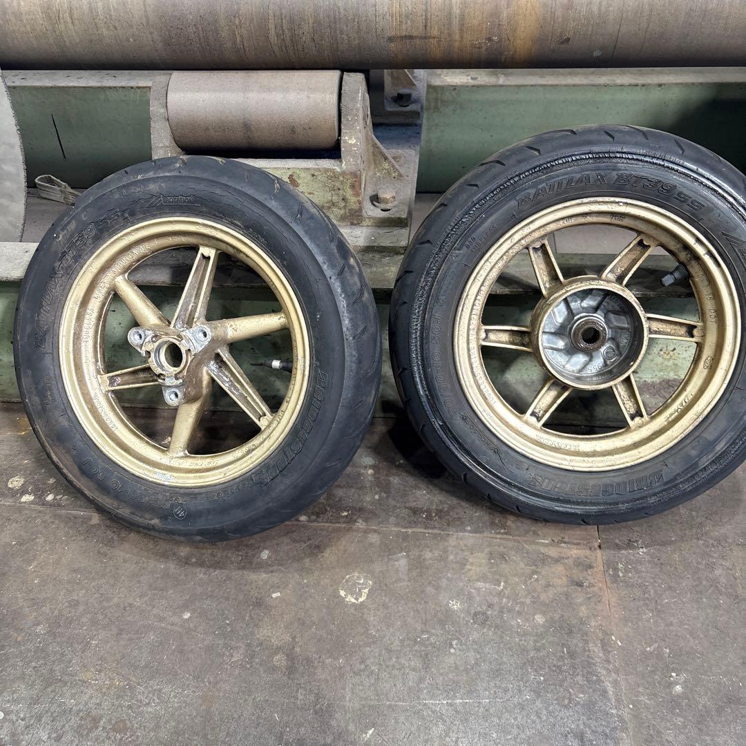 ライブディオZX 純正ホイール前後セット