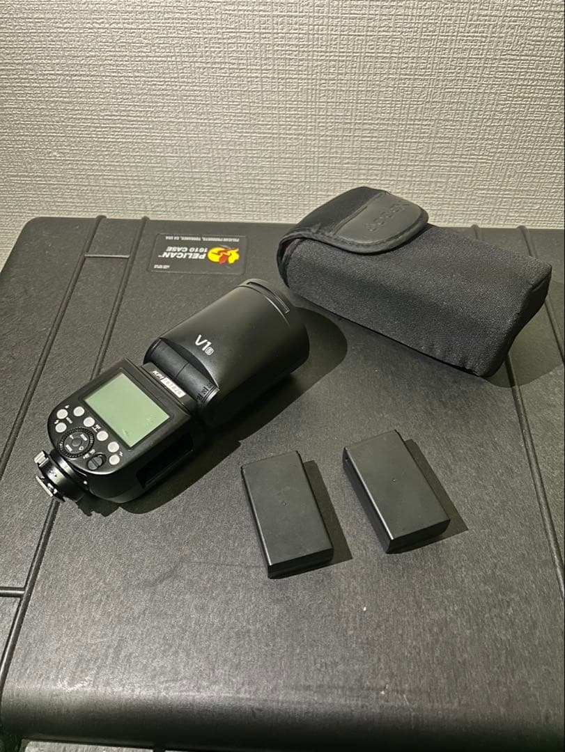 SONY α7IVバッテリー付きGODOX V1ストロボ クイックリリースゲージ