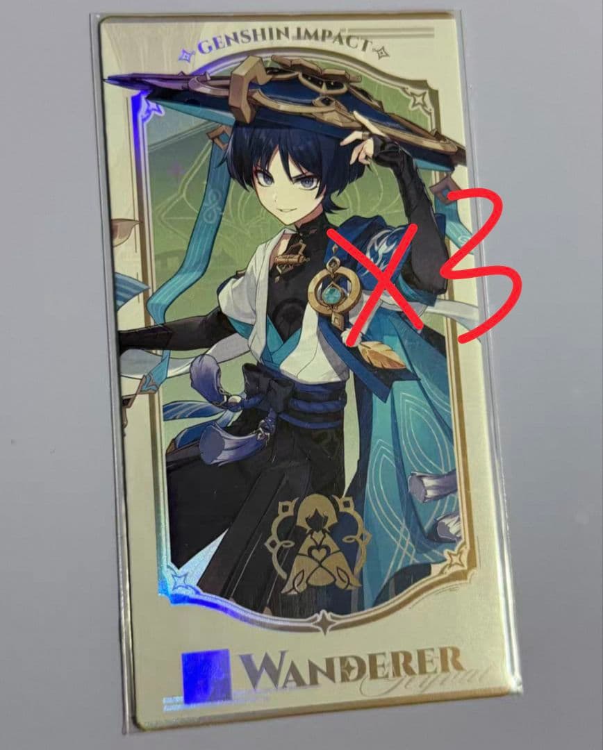 七聖召喚カード 散兵 フランスコラボ 原神3枚