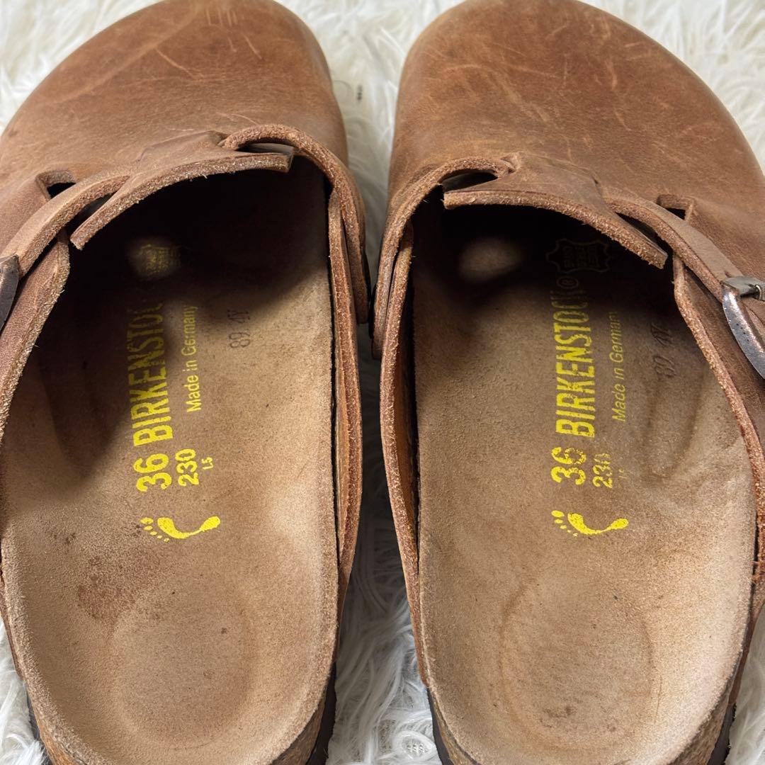 【美品】BIRKENSTOCK ビルケンシュトック　ボストン　レザー　36