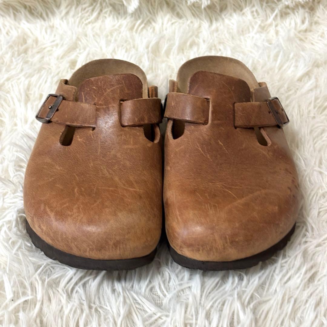 【美品】BIRKENSTOCK ビルケンシュトック　ボストン　レザー　36