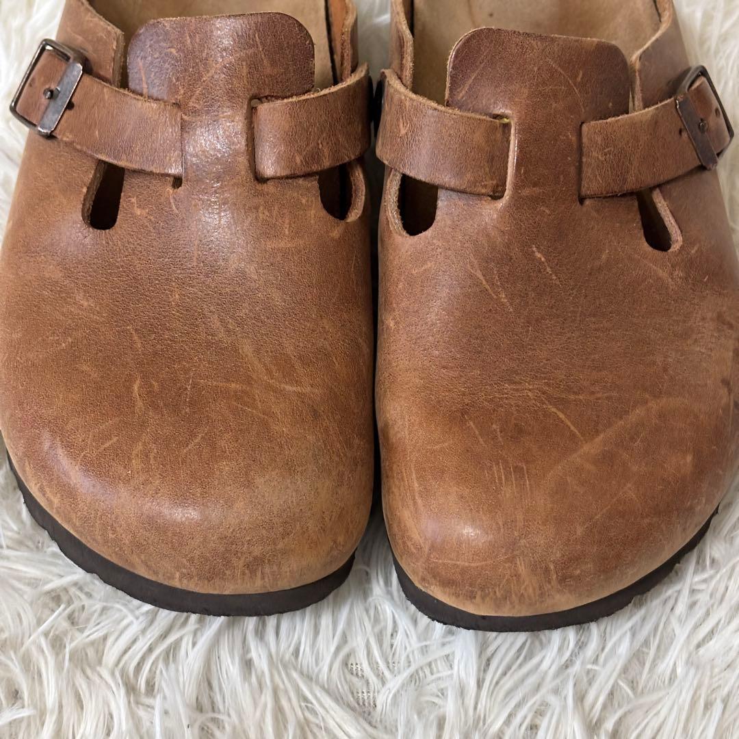 【美品】BIRKENSTOCK ビルケンシュトック　ボストン　レザー　36