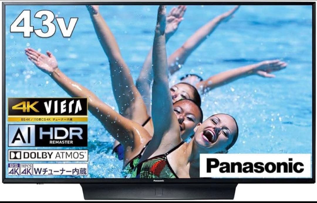 パナソニック 43V型 4K 液晶テレビ スマートビエラ TH-43HX850