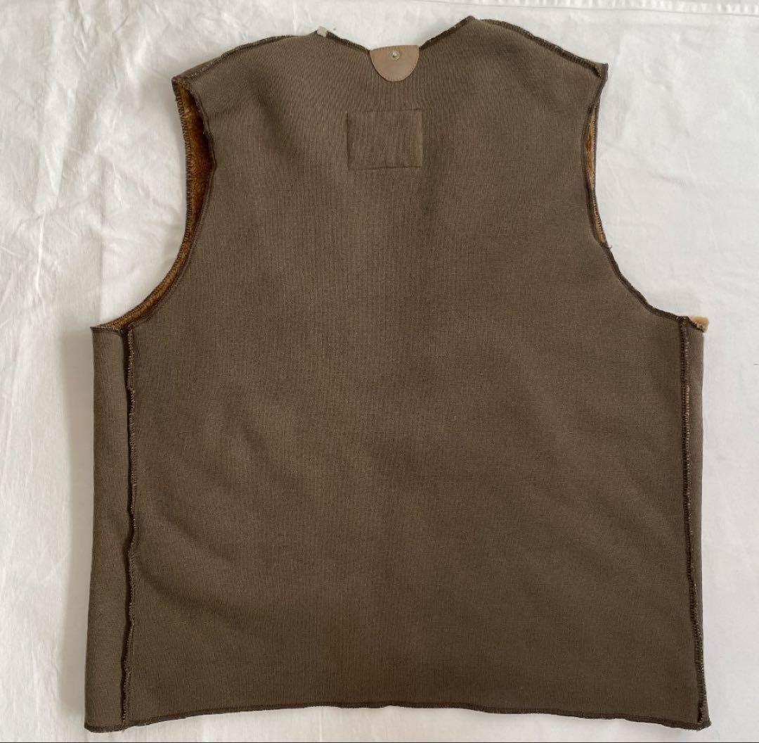 Barbour ブラウン フリース ベスト ファーライナー