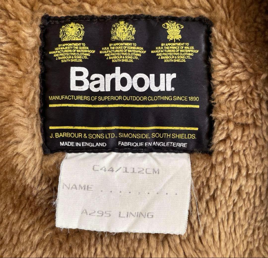 Barbour ブラウン フリース ベスト ファーライナー