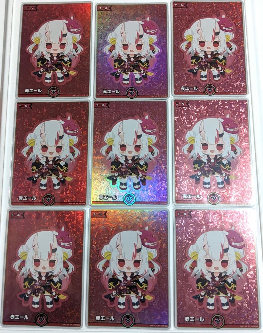 ホロライブOCG 百鬼あやめ SY 赤エール 9枚セット