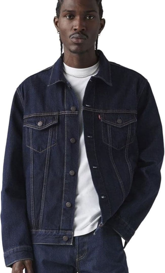 【カジャン】希少！Levi's デニムジャケット 濃紺