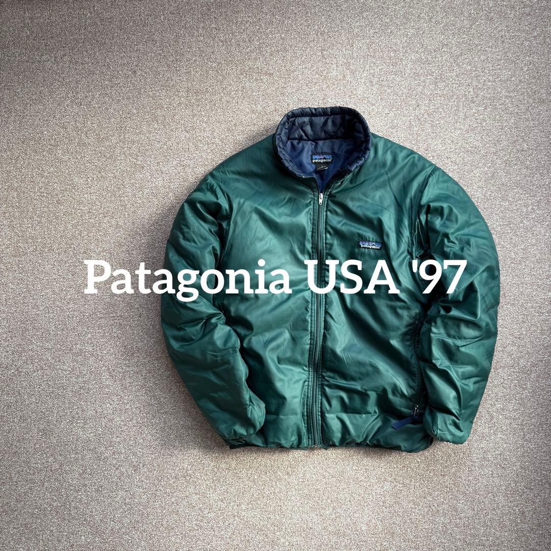 パタゴニア パフボール 97年 USA製 S グリーン