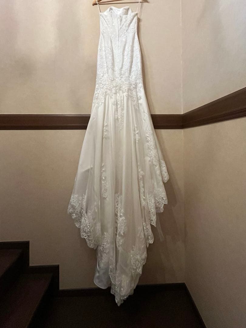 マーメイド ウェディングドレス ワタベウェディング ヴェパリ ロングベールセット