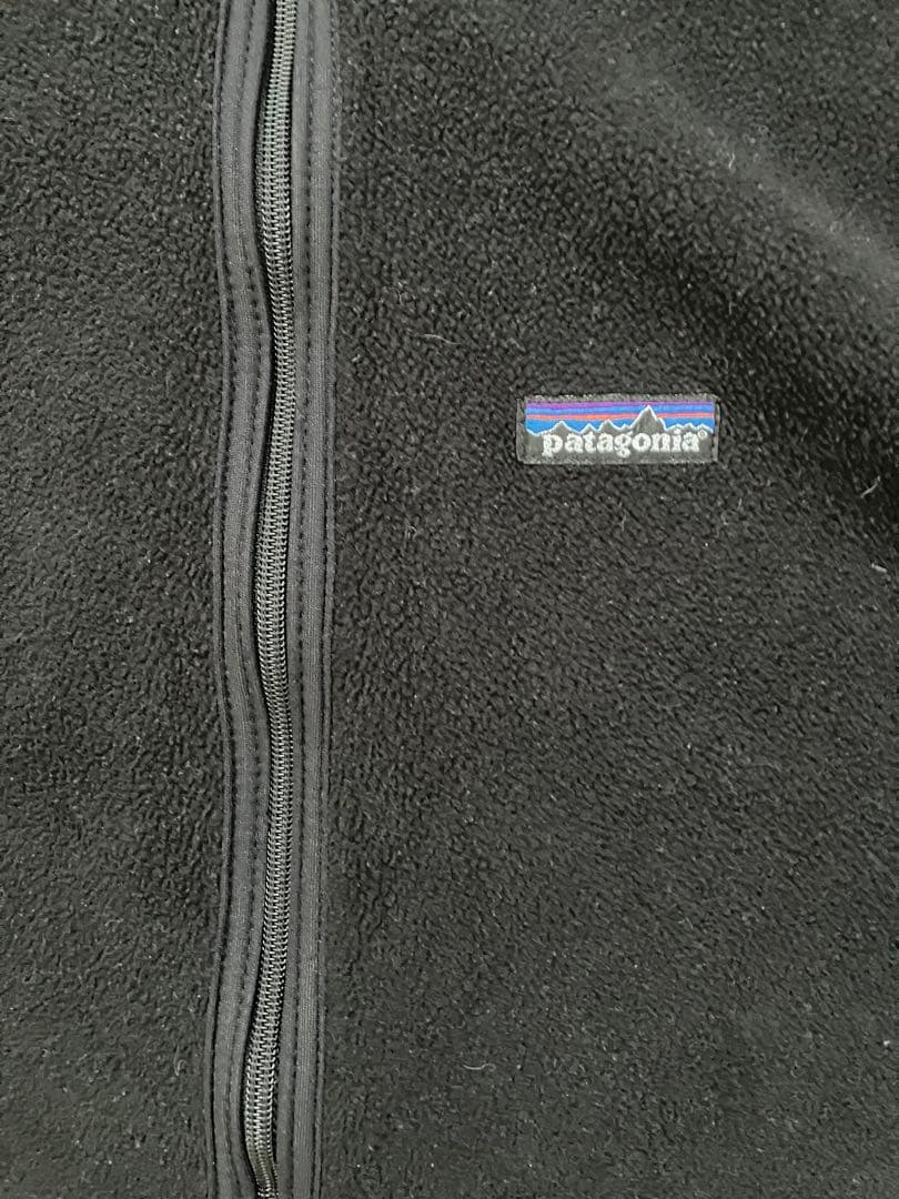 patagonia 90s USA ブラック フリース ベスト　希少XL