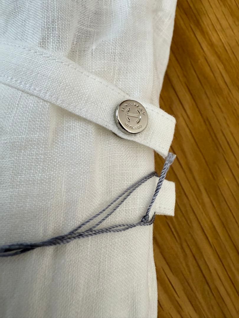 【2025年新品・未使用・タグ付】 ハンウェイ　日傘　麻100% UV カット