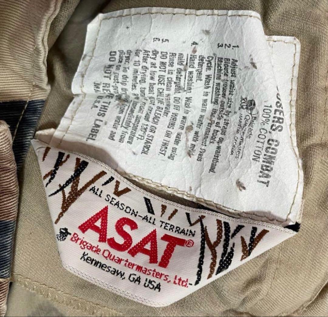 た*あ様 ASAT 米軍実物　90s トライバルカモ カーゴパンツ L-L迷彩