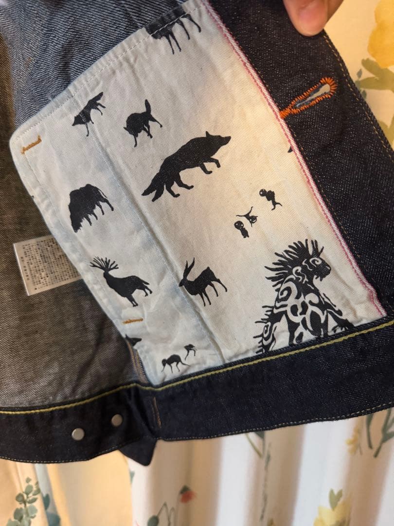 GBL もののけ姫 ×桃太郎デニムジャケット インディゴ　サイズ38