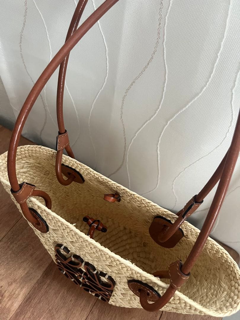 LOEWE バスケットバッグ アナグラム ミニ トート かごバッグ
