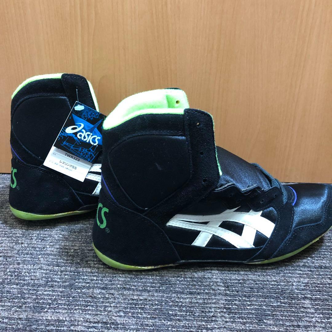 廃盤品 デッドストック タグ付き asics TWR323 レスリングSS