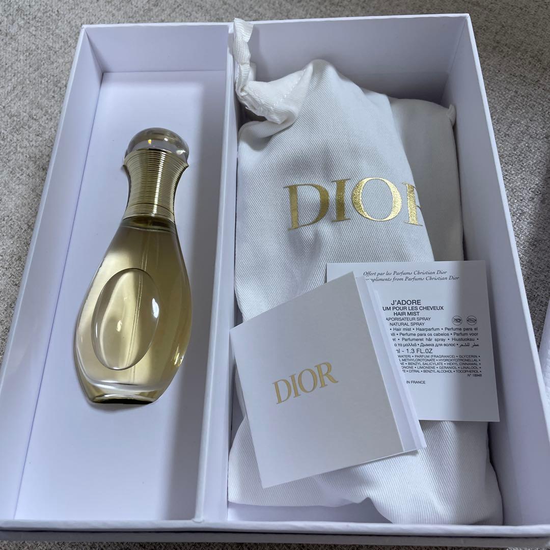 ディオールDIOR ジャドールヘアミスト &ブラシ プラチナバースデーギフト