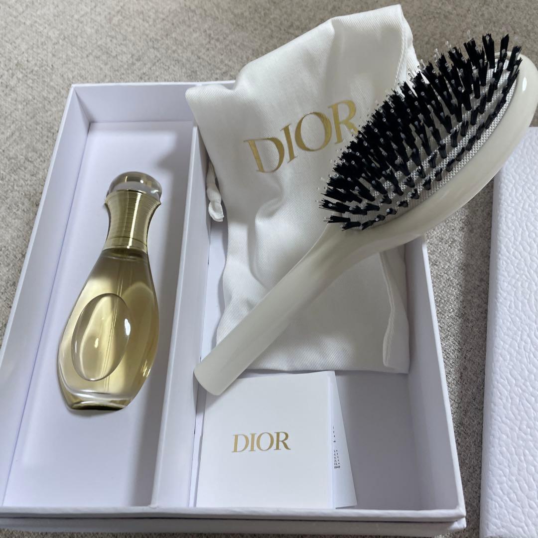 ディオールDIOR ジャドールヘアミスト &ブラシ プラチナバースデーギフト