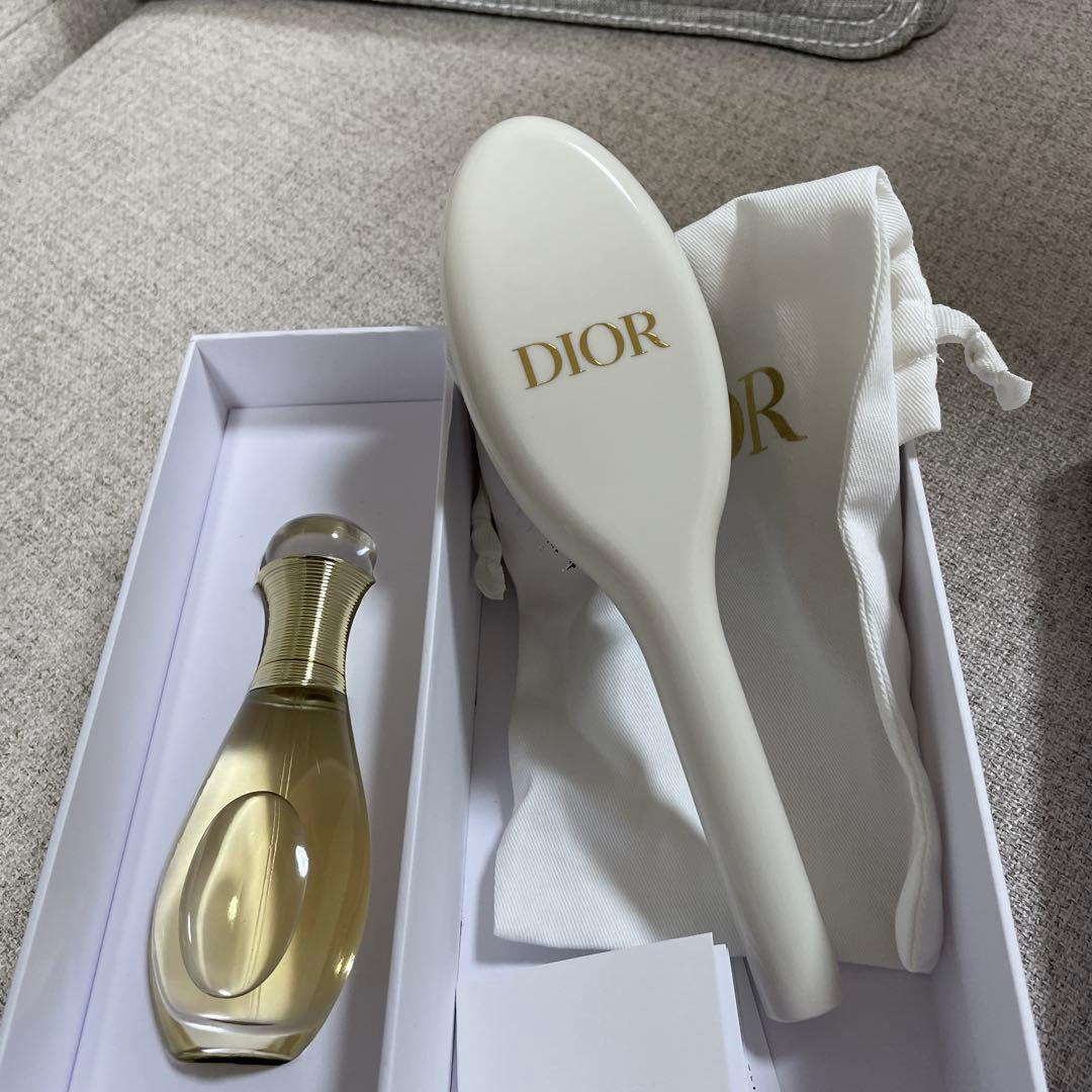 ディオールDIOR ジャドールヘアミスト &ブラシ プラチナバースデーギフト