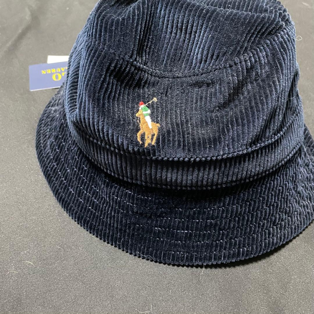 新品未使用 POLO ラルフローレン バケットハット コーデュロイ