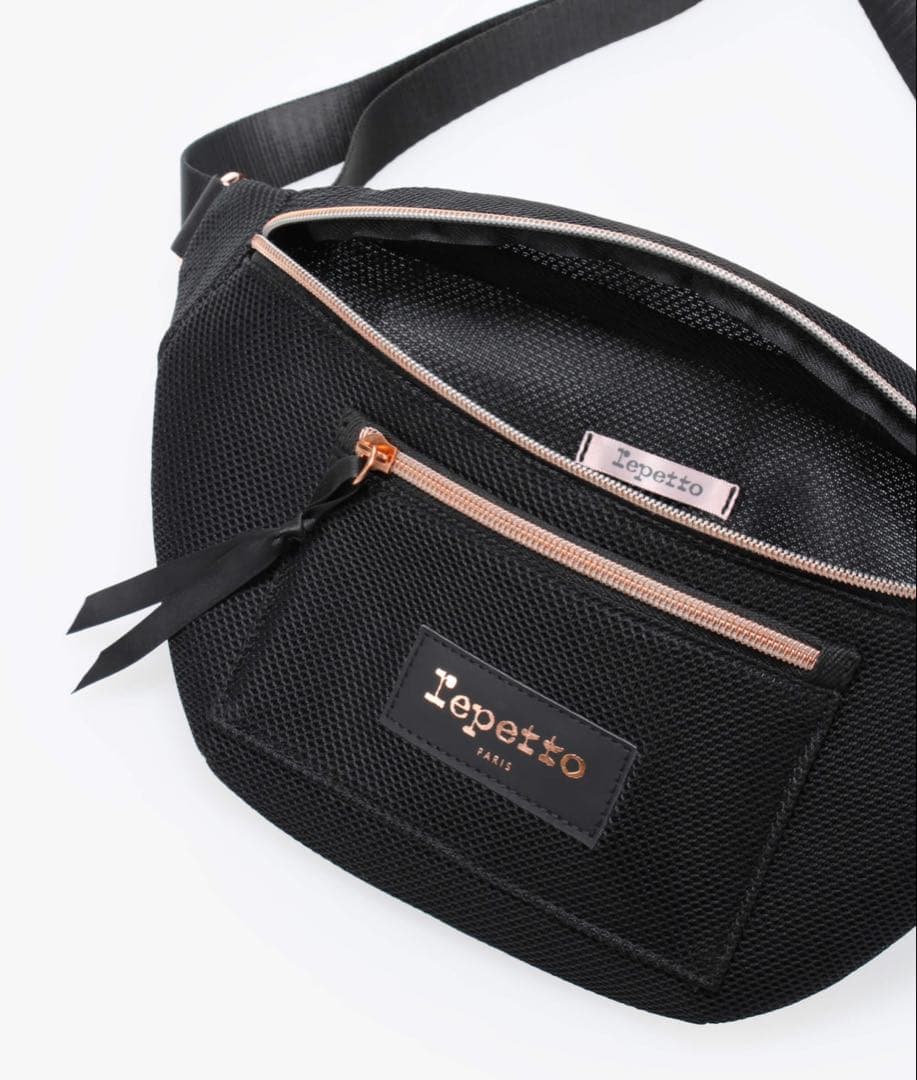 Repetto レペット　ボディバッグ・ウエストポーチ ブラック
