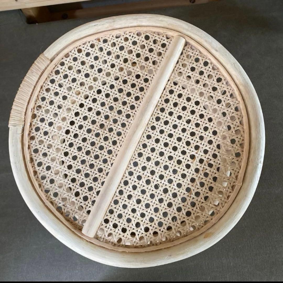 ツルヤ商店 籐バスケット maru S 籐 ラタン カゴ 収納かご インテリア