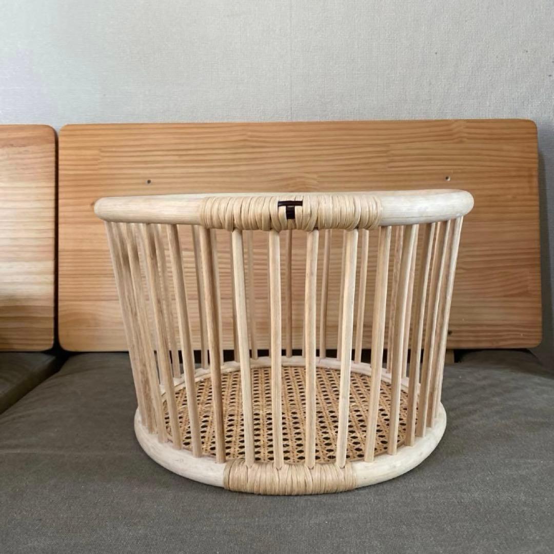 ツルヤ商店 籐バスケット maru S 籐 ラタン カゴ 収納かご インテリア