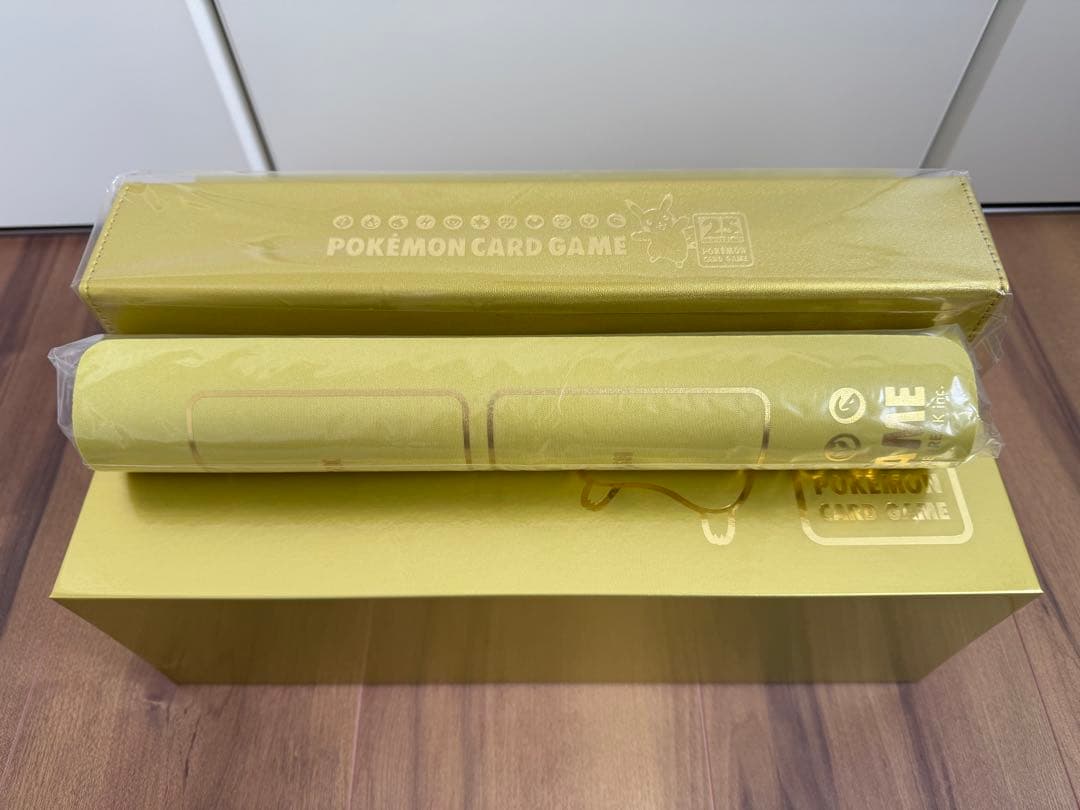 ゴールデンボックス 25th プレイマット　ケース2セット　デッキケース2セット