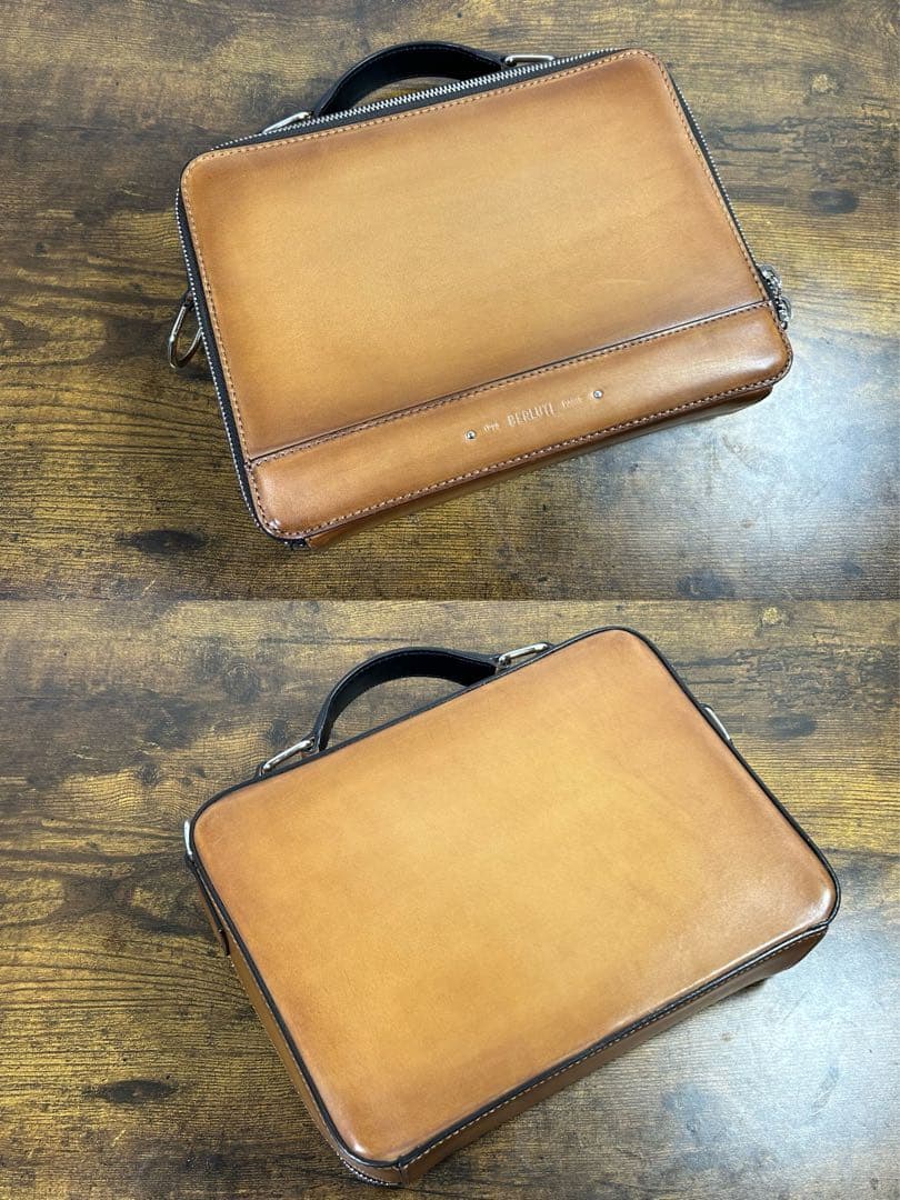 ほぼ新品 Berluti TAKE OFF PM スモール ショルダーバッグ