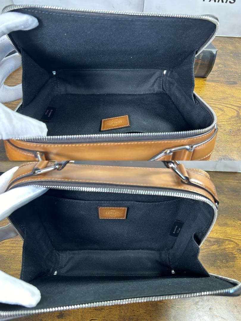 ほぼ新品 Berluti TAKE OFF PM スモール ショルダーバッグ