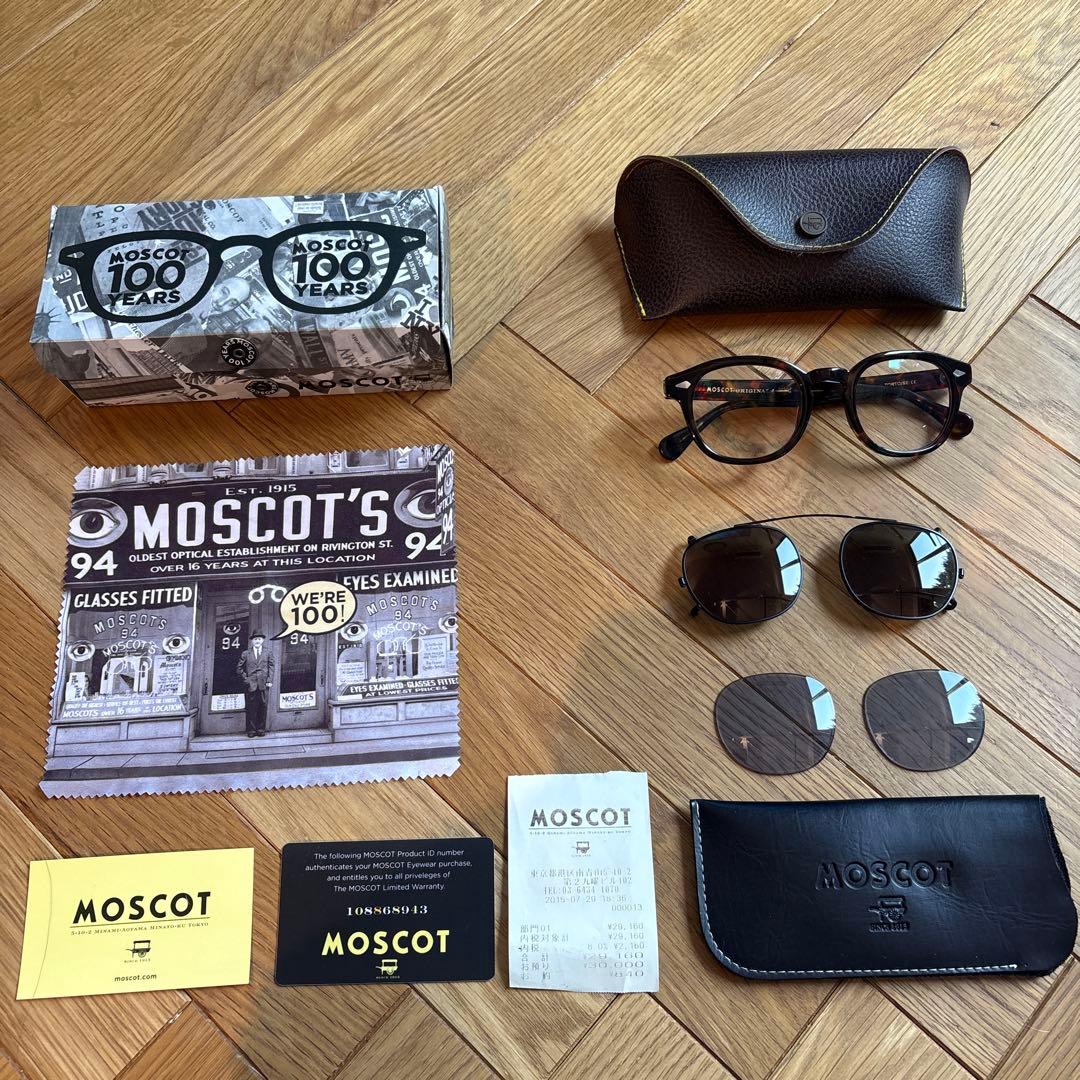 MOSCOT レムトッシュ　LEMTOSH 鼈甲　49 クリップトッシュ