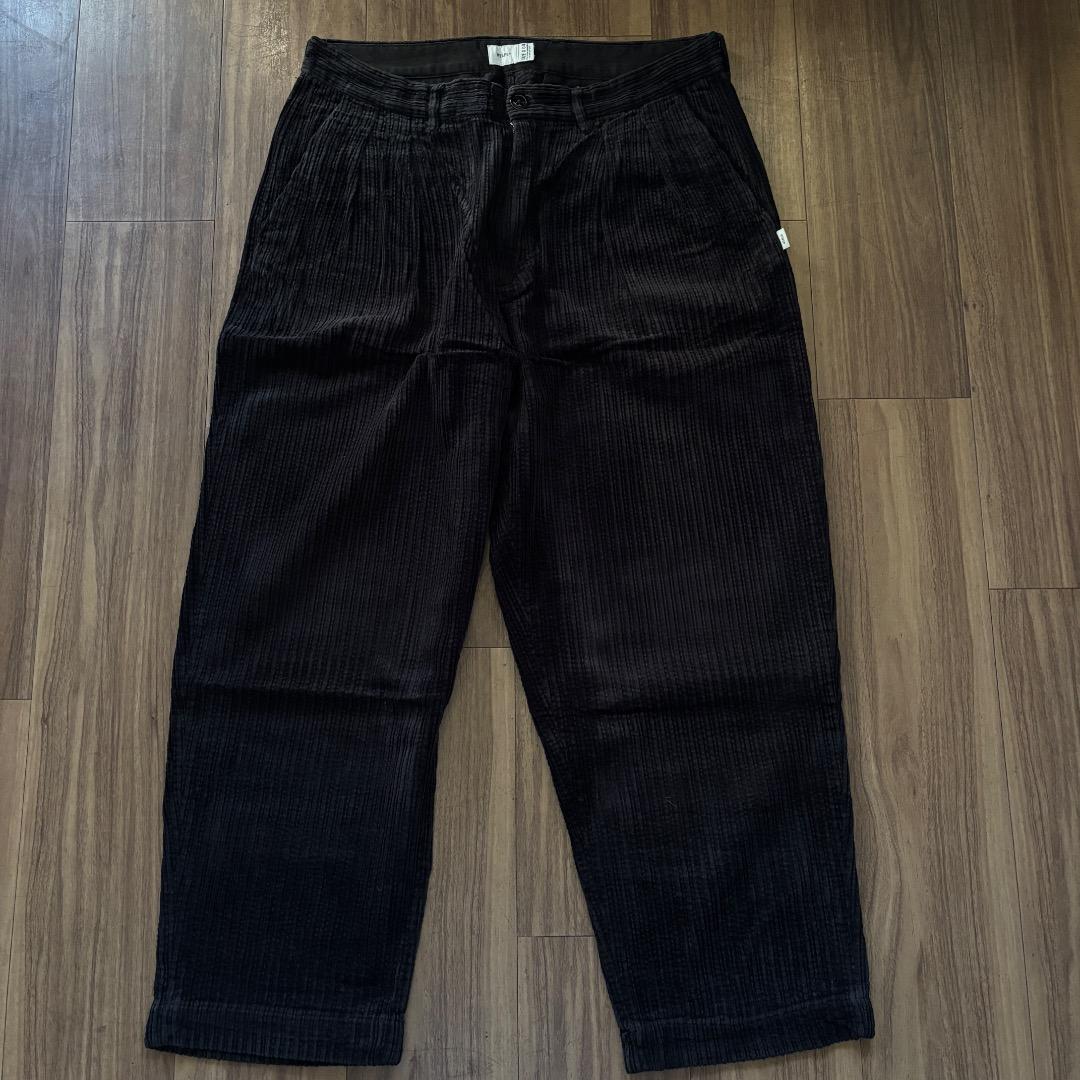 WTAPS コーデュロイ トラウザーズ 黒 XL 稀少
