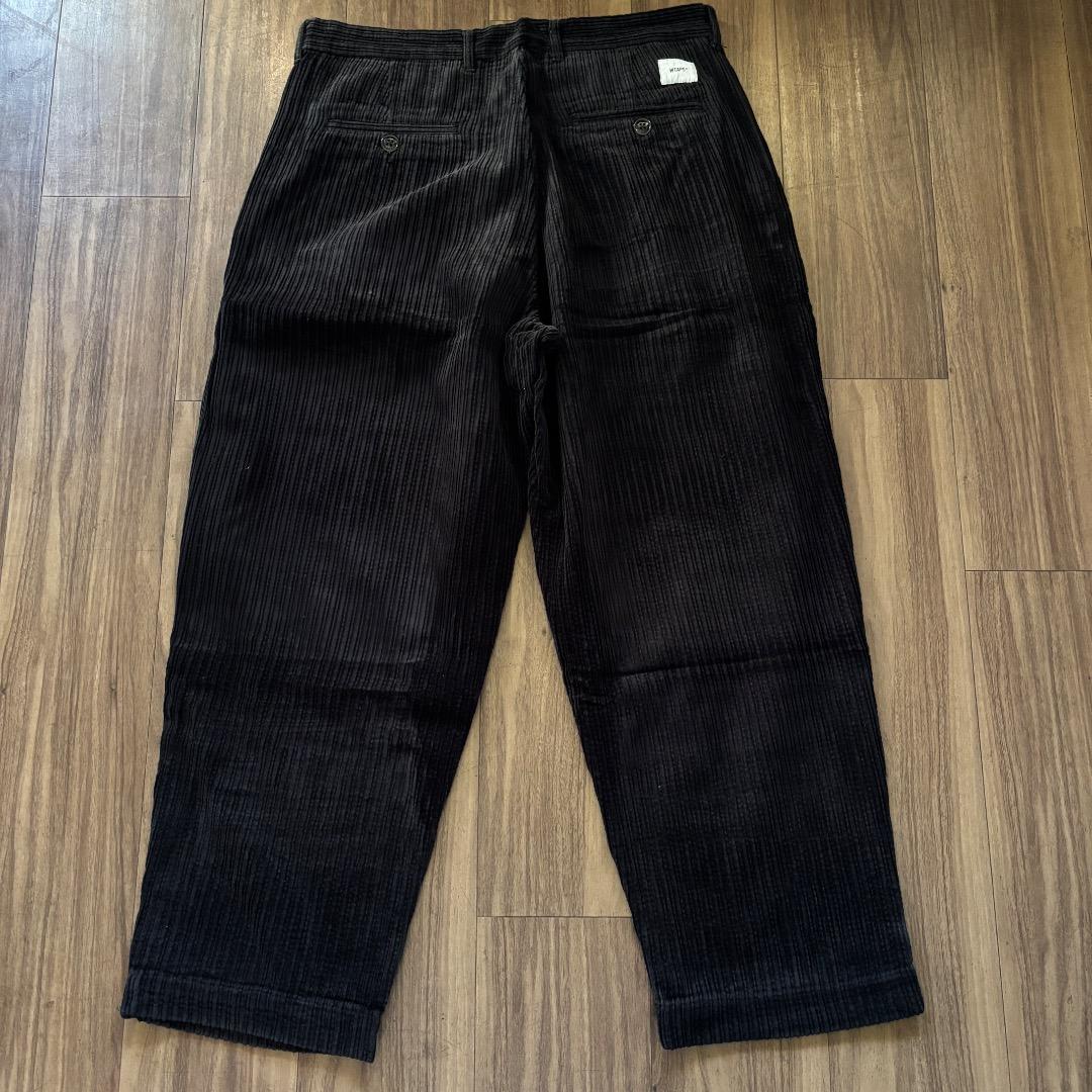 WTAPS コーデュロイ トラウザーズ 黒 XL 稀少