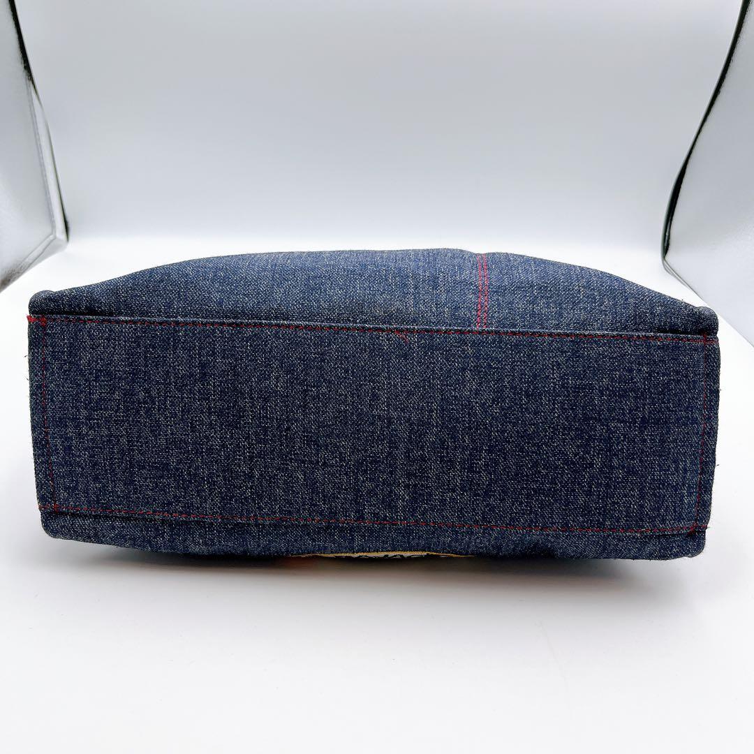 美品　カステルバジャック　2way デニム素材　ハンド　ショルダーバッグ