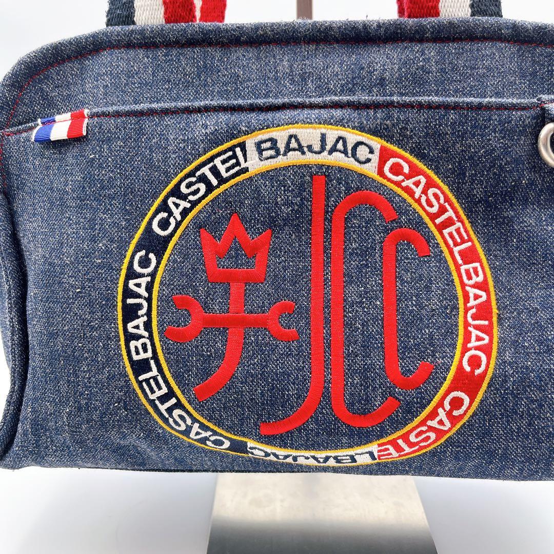 美品　カステルバジャック　2way デニム素材　ハンド　ショルダーバッグ