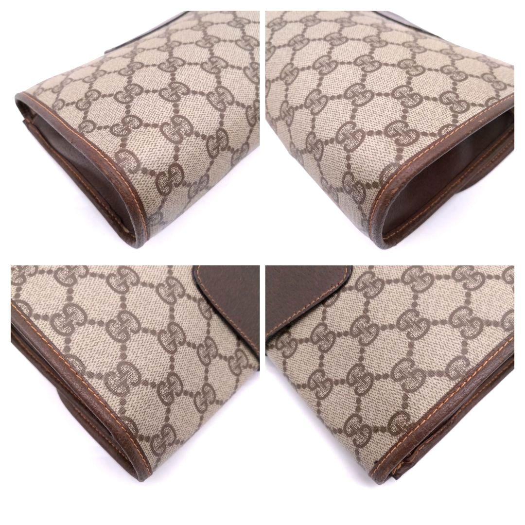 GUCCI クラッチバッグ GGスプリーム×シェリーライン 156・01・030