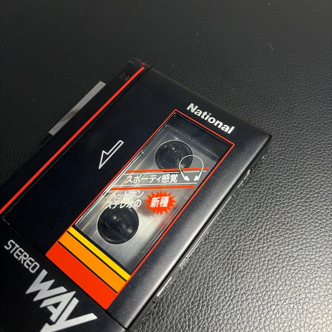 National way RQ-J9 カセットプレーヤー カセットテープ　レトロ
