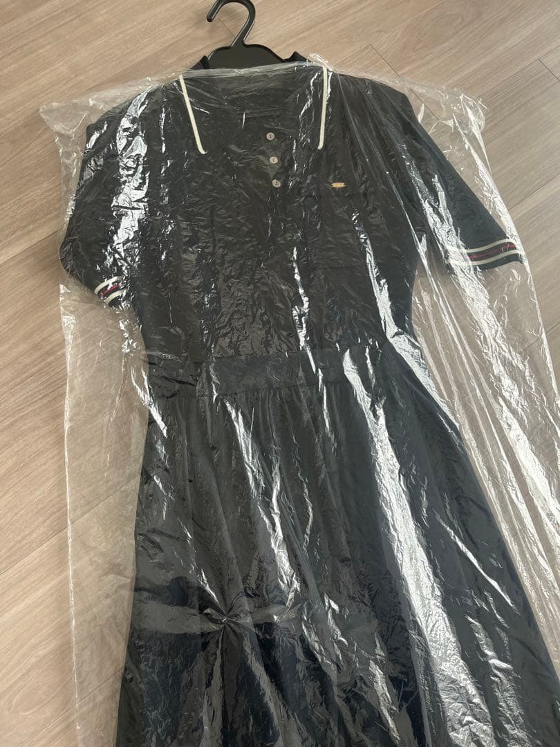 【新品未使用限定色】ポロニットドッキングワンピース S