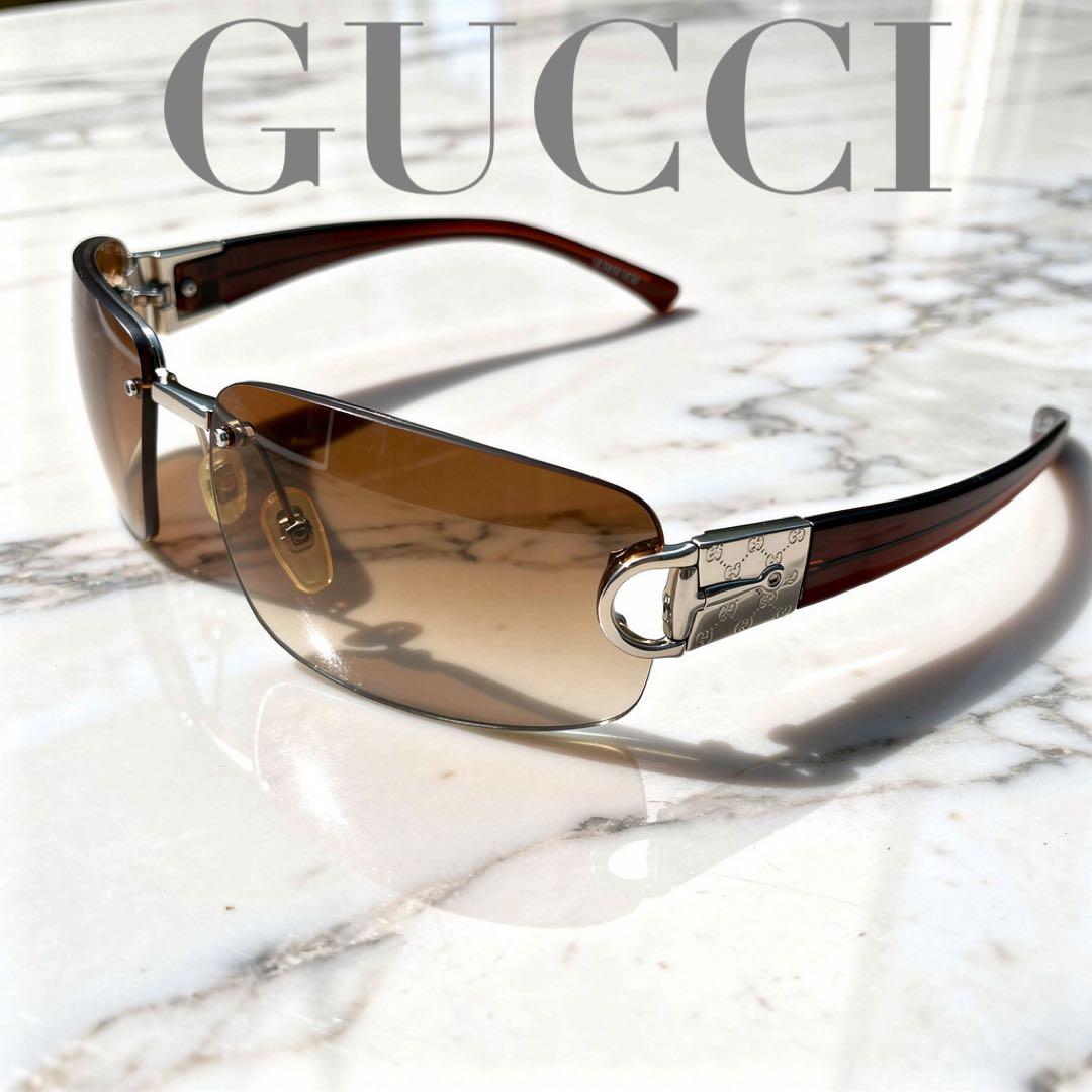 小物 GUCCI archive hoos bit sunglasses y2k