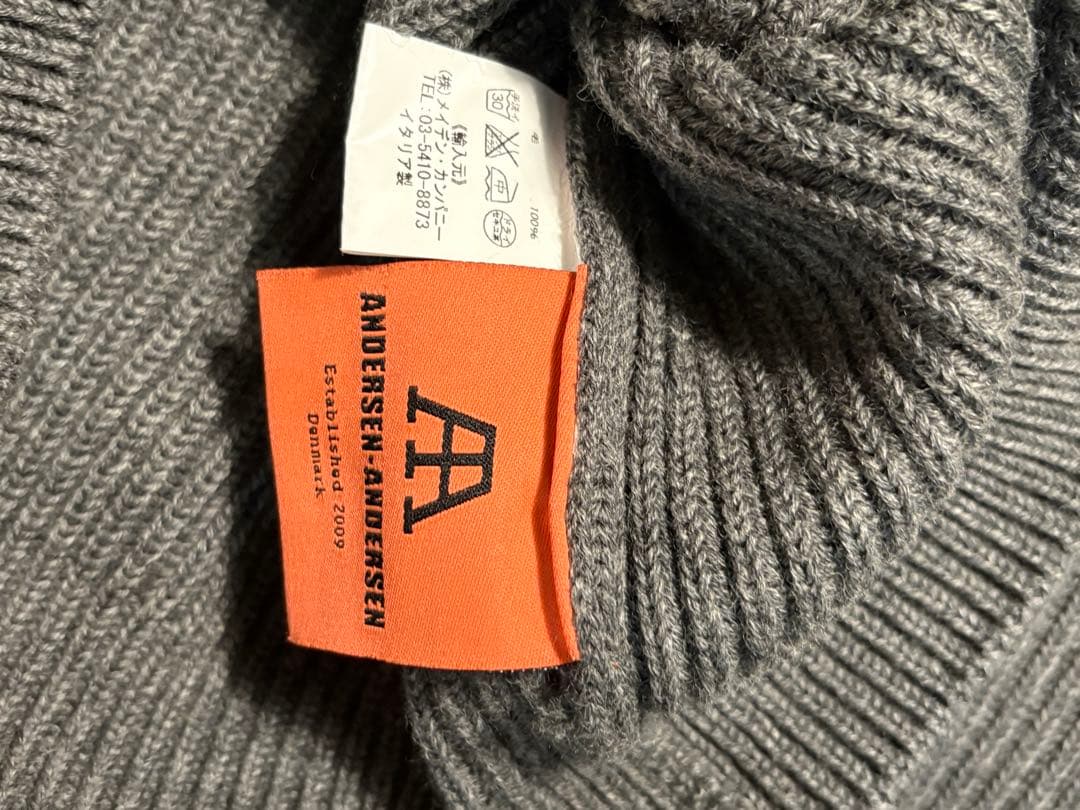 ANDERSEN-ANDERSEN グレー セーター