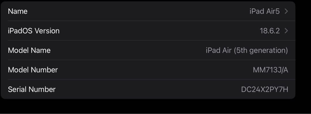 Apple iPad Air (5th generation) 本体