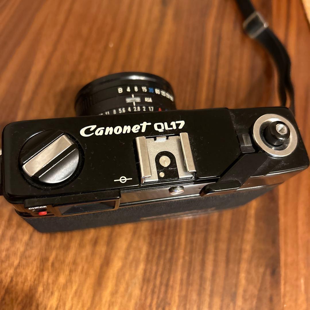 のり　Canonet QL17 ブラック レンジファインダーカメラ