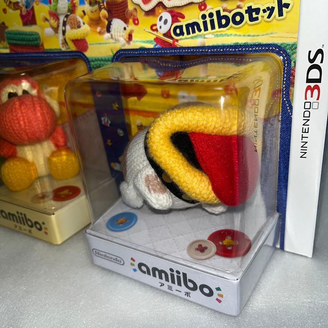 3DS ポチと! ヨッシー ウールワールド amiiboセット未開封品ソフト欠品