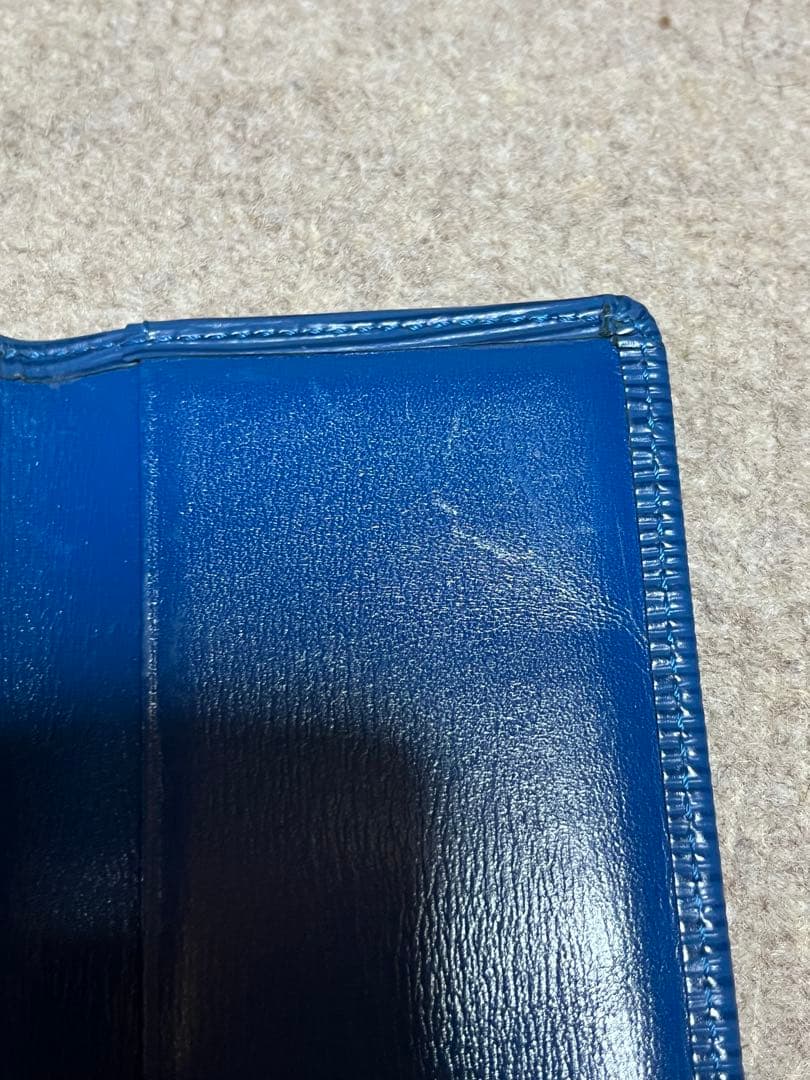 【美品】ルイヴィトン エピ ブルー 名刺入れ カードケース