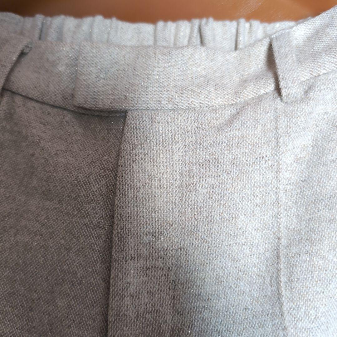 24200円　今季新品　ビアズリー　 LIVETART　ラメ　ウール　パンツ