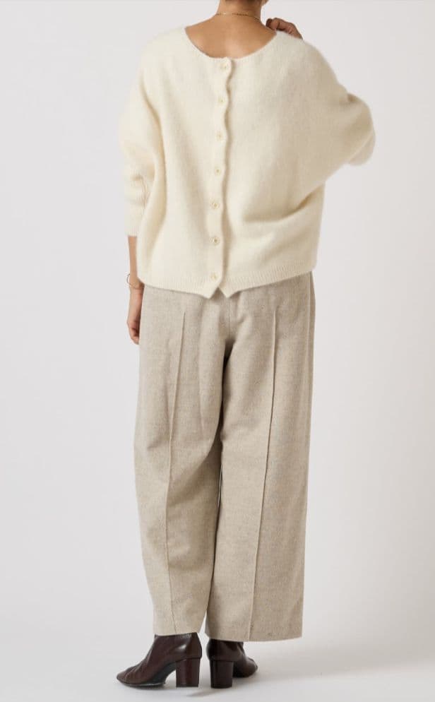 24200円　今季新品　ビアズリー　 LIVETART　ラメ　ウール　パンツ