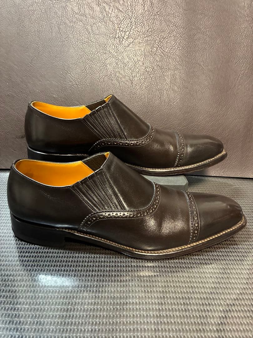 【極美品】 宮城興業 和創良靴 カスタムメイド レイジーマン 日本製 本革 濃茶