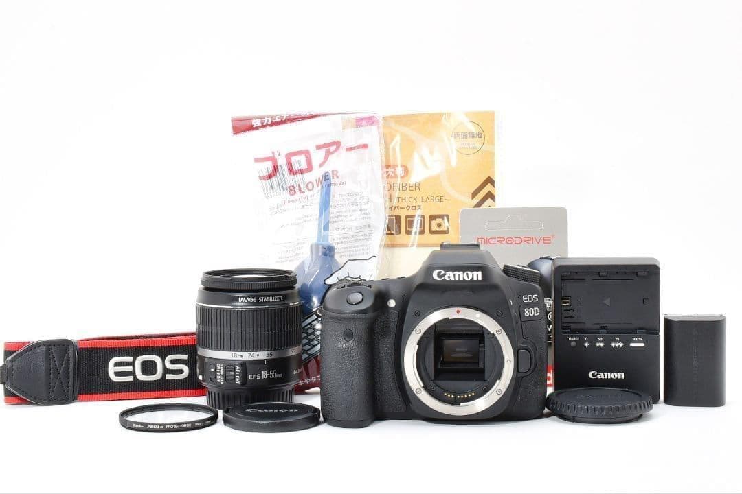 動画滑らか✨️超美品✨Canon EOS 80D✨シングルレンズ Wi-Fi接続