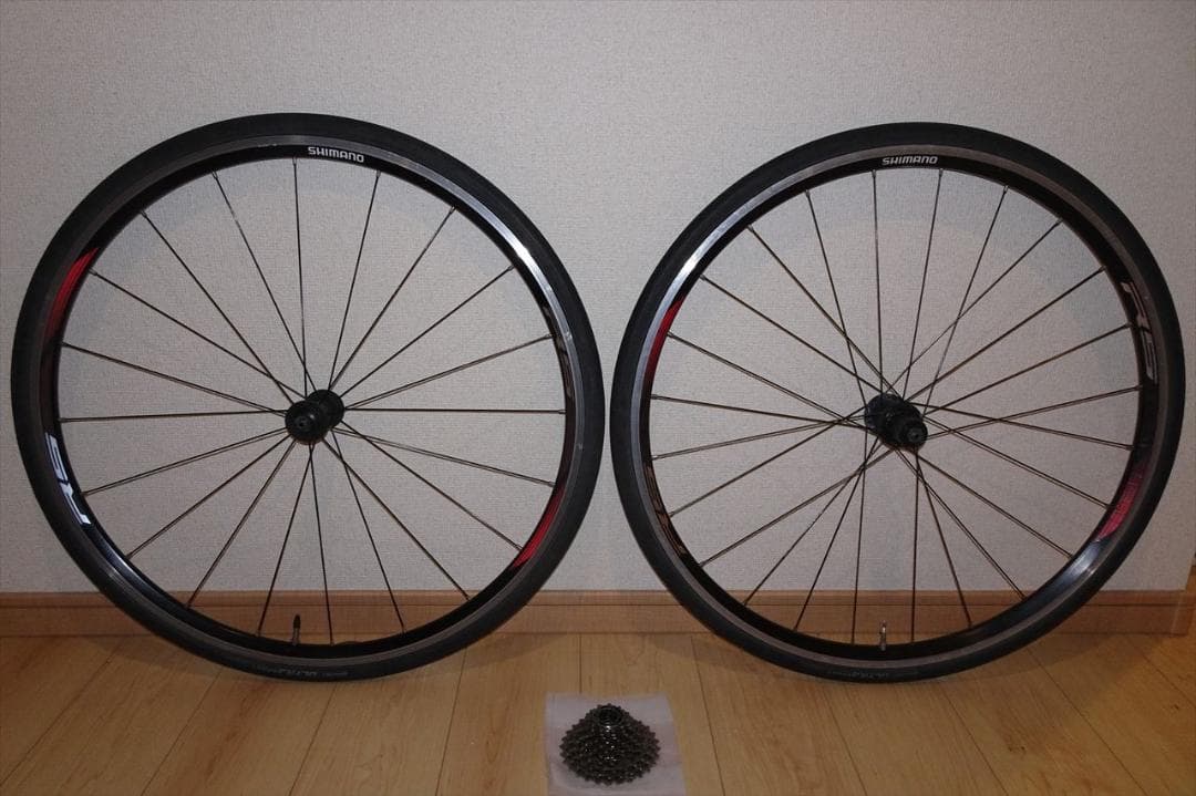 良品★シマノWH-RS010ホイール前後輪 & シマノ11-28Tスプロケット