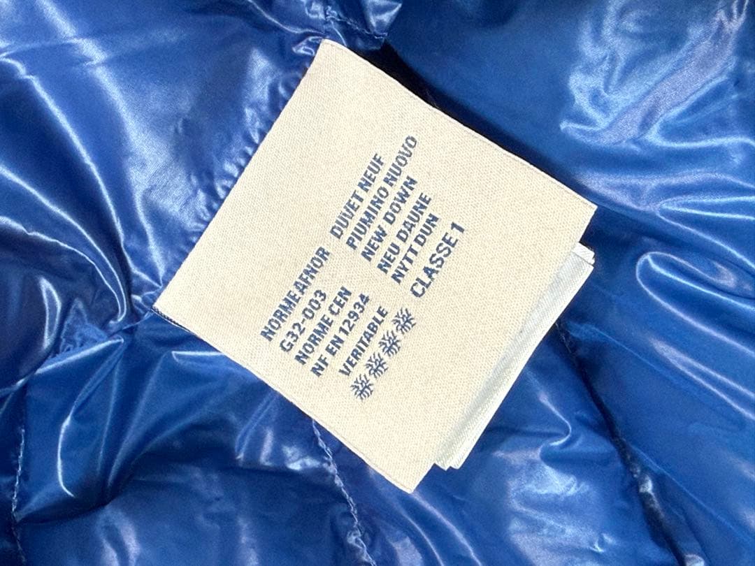 MONCLER GUI ブルー ダウンベスト サイズ3