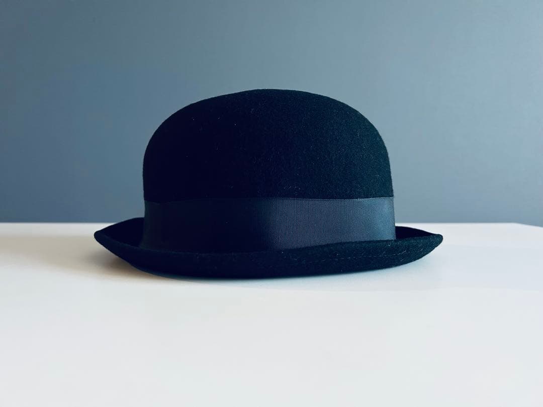 ニューヨークハットNEWYORKHATウールボーラーハット　帽子　ボウシ　黒